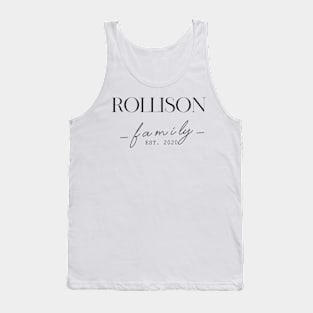 Rollison Family EST. 2020, Surname, Rollison Tank Top